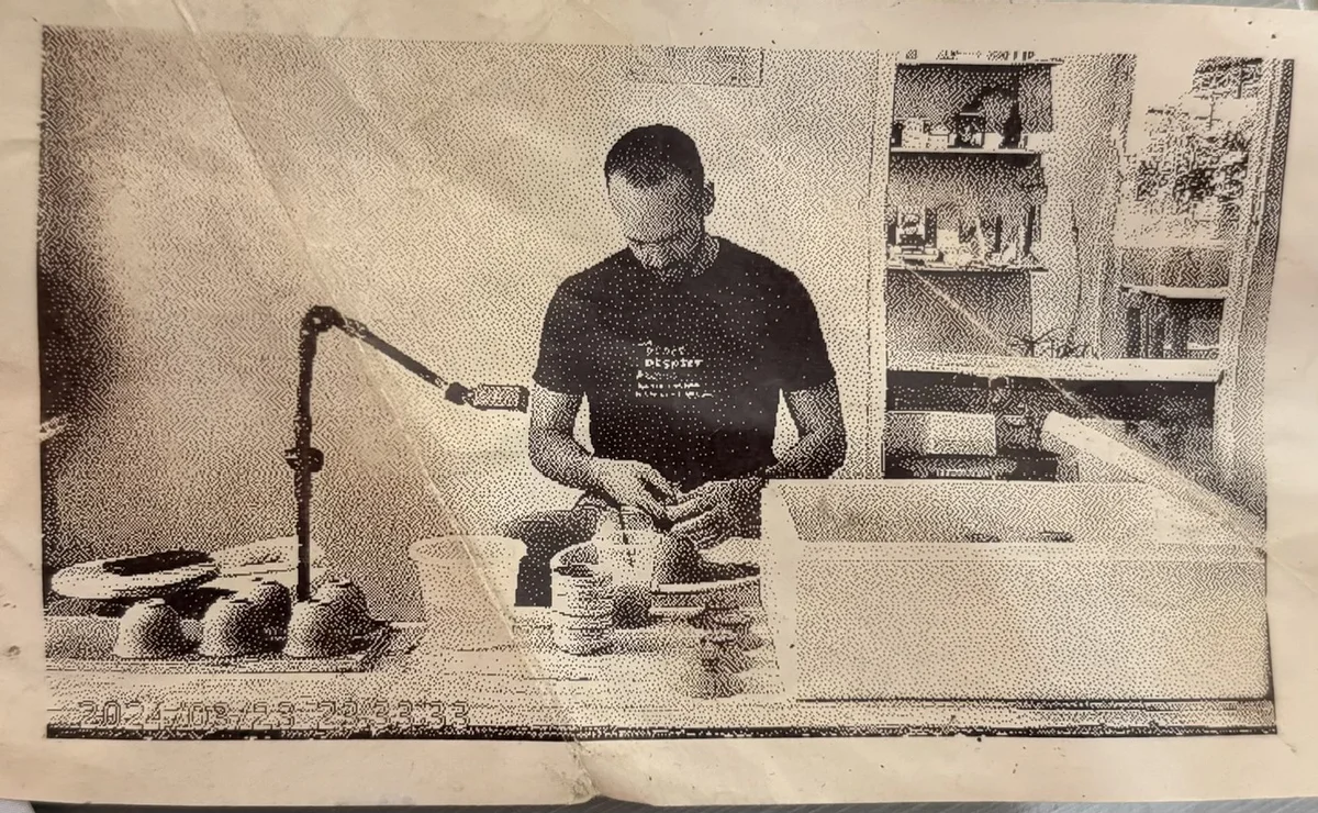 Robin, potter and tea curator