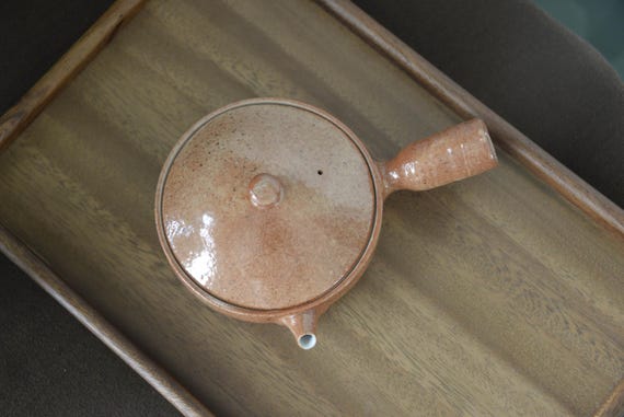 Flat Ceramic Kyusu Teapot — photo 8 of 9