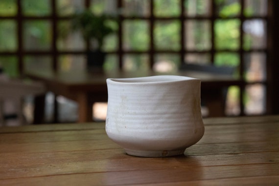 Chawan in matt white glaze — photo 3 of 10