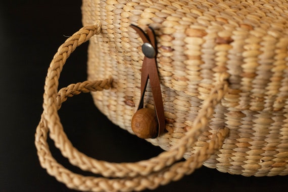 Wicker case for outdoors teaware picnic — photo 7 of 10