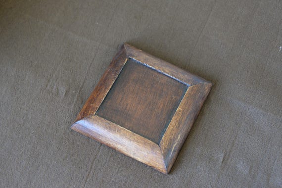 Wooden Coasters in Hard wood and Bamboo tapestry — photo 6 of 8