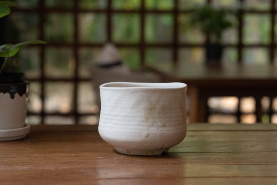 Chawan in matt white glaze — photo 4 of 10