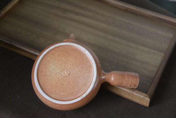Flat Ceramic Kyusu Teapot — photo 7 of 9