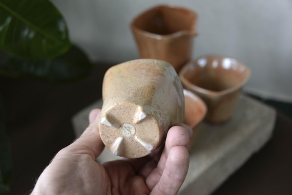 Handmade Ceramic Tea Cups and Pitcher — photo 2 of 12